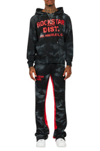 Nelly Black/Red Hoodie/Baggy Track Pant Set