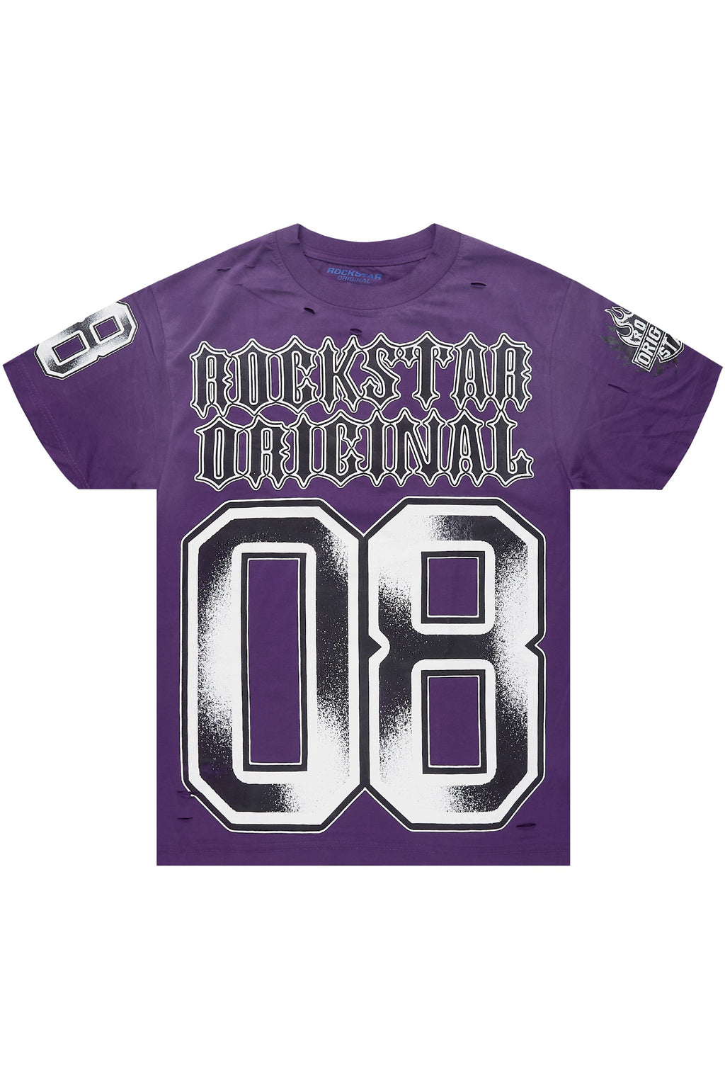 Alim Purple Oversized Graphic T-Shirt