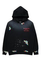 Rockstar Art Dist. Black/Red Graphic Hoodie