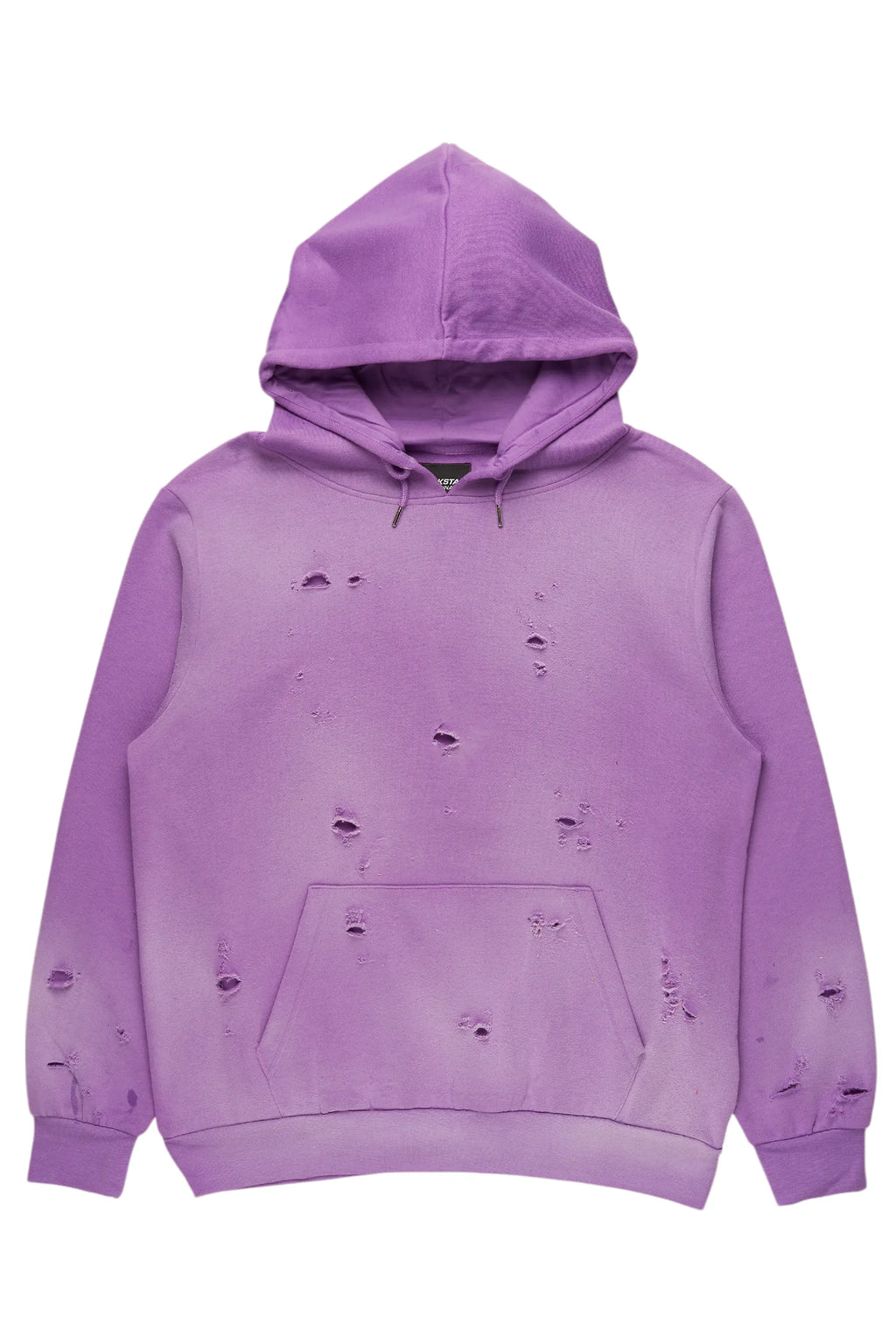 Baki Purple Distressed Hoodie