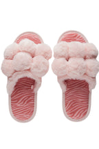 Kourtnay Pink Fur Slippers