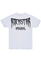 Andros White/Black Oversized Graphic T-Shirt