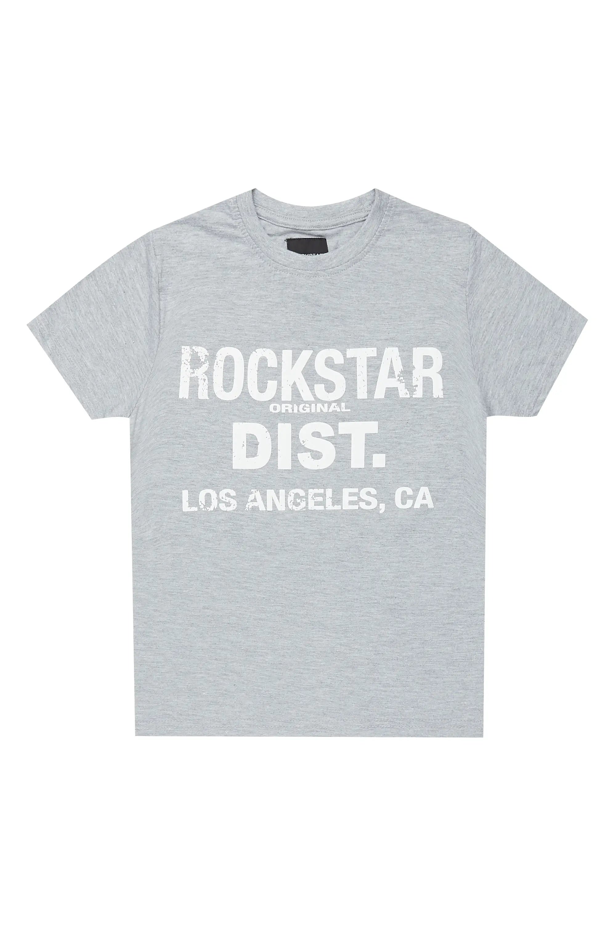 Boys Koen Grey Graphic T-Shirt
