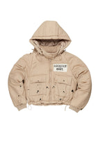 Zayla Tan Art Dist. Puffer Jacket