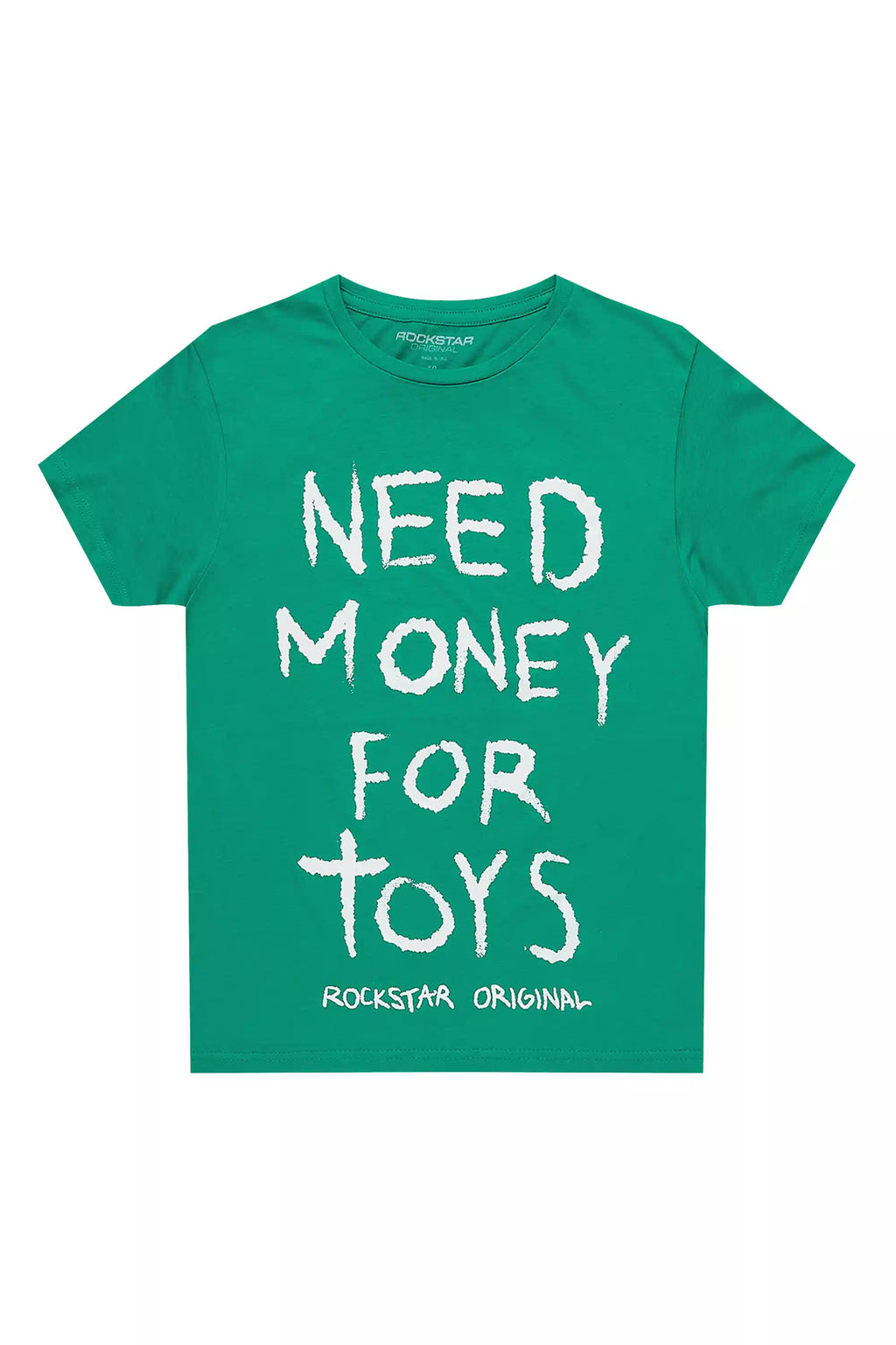 Boys M4Toys Green/White Graphic T-Shirt