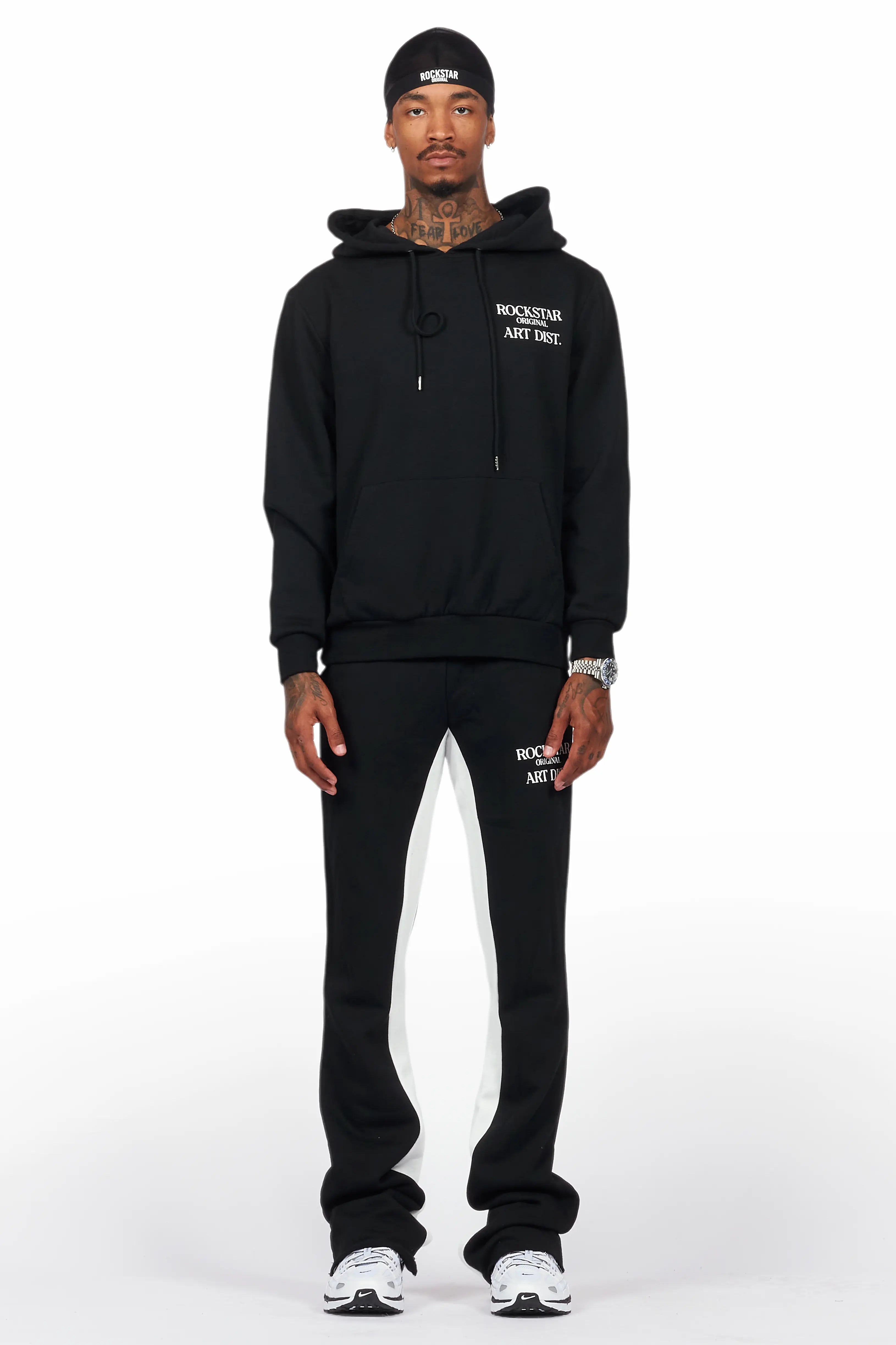 Briggs Black Hoodie/Baggy Fit Pant Set
