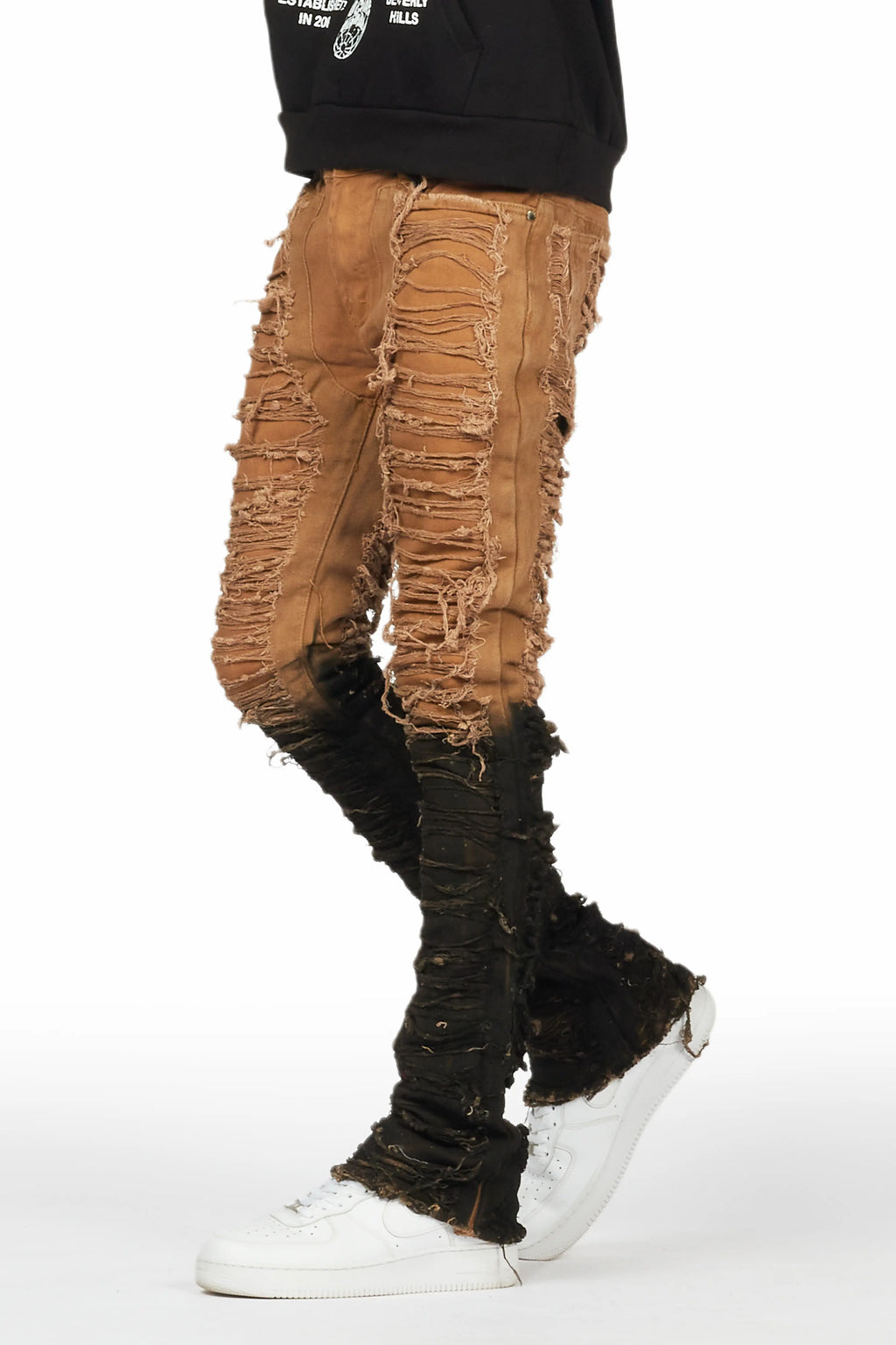 Larry Tan Painter Stacked Flare Jean