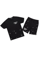 Raffer Black T-Shirt/Short Set