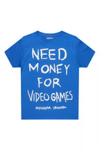 Boys M4 Video Games Royal Blue/White Graphic T-Shirt
