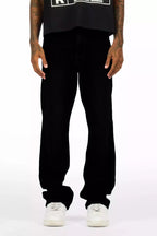 Basik Jet Black Baggy Jean