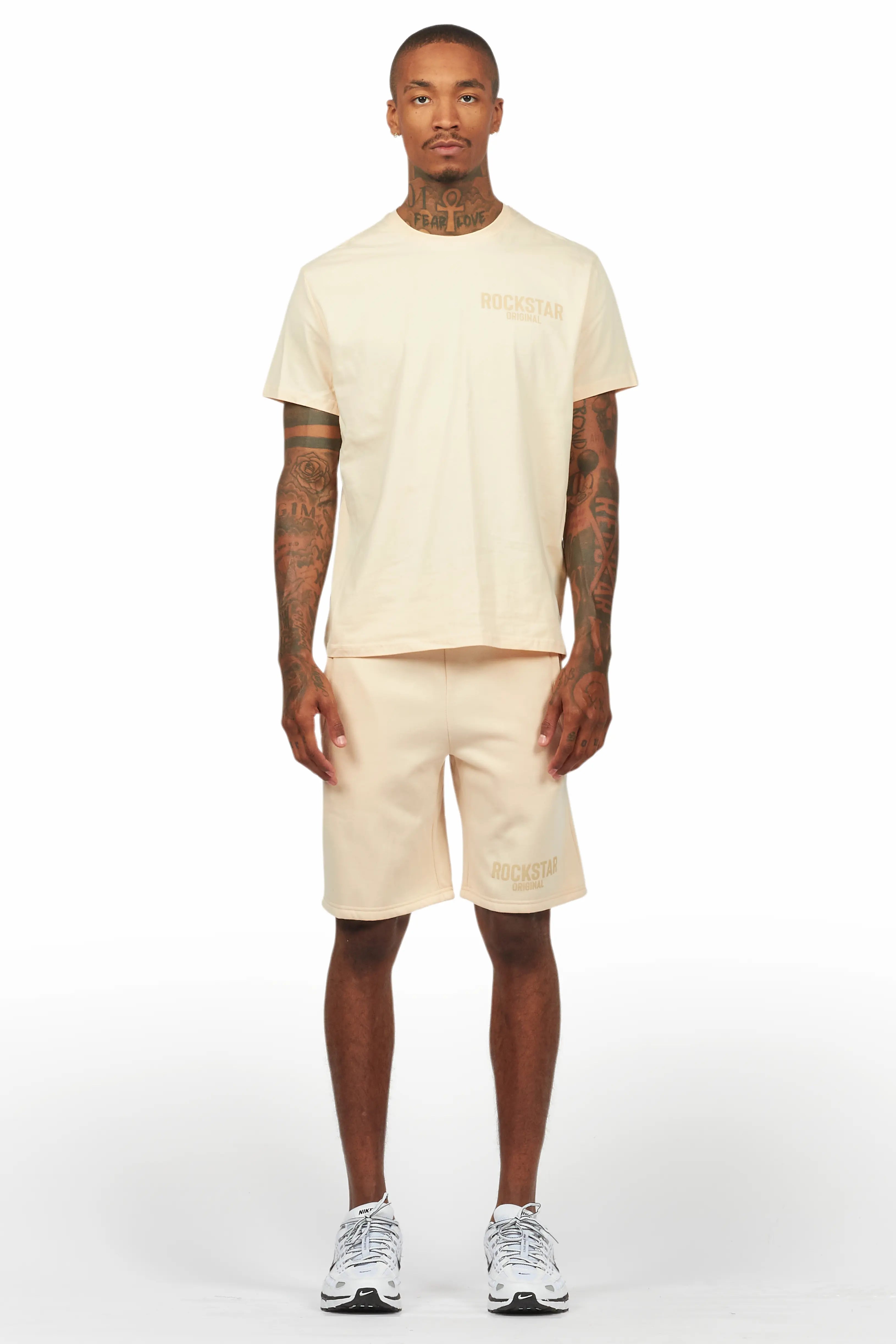 Sana Beige Short Set