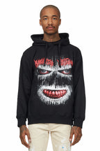 Monstre Black Graphic Hoodie