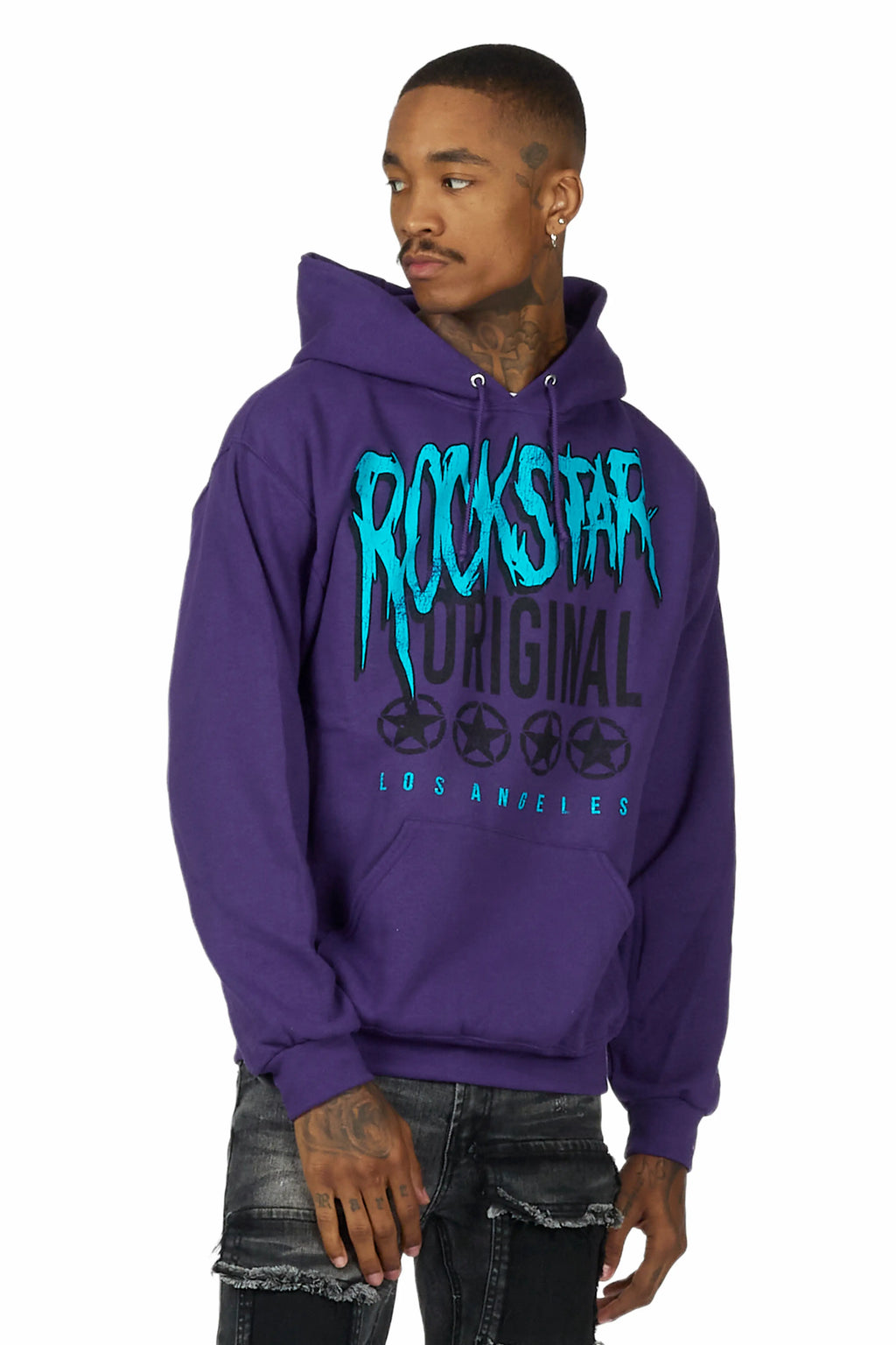 Wizzurd Purple Graphic Hoodie