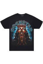 Dallan Black Oversized Graphic T-Shirt