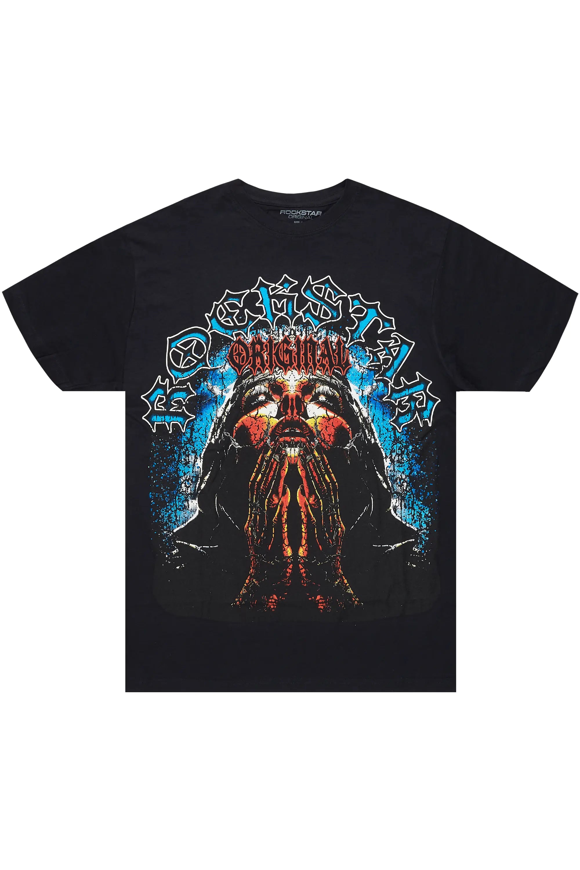 Dallan Black Oversized Graphic T-Shirt