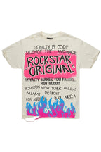 Beno Beige Oversized Graphic T-Shirt