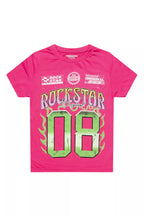 Girls Quito Fuchsia/Multi Graphic T-Shirt