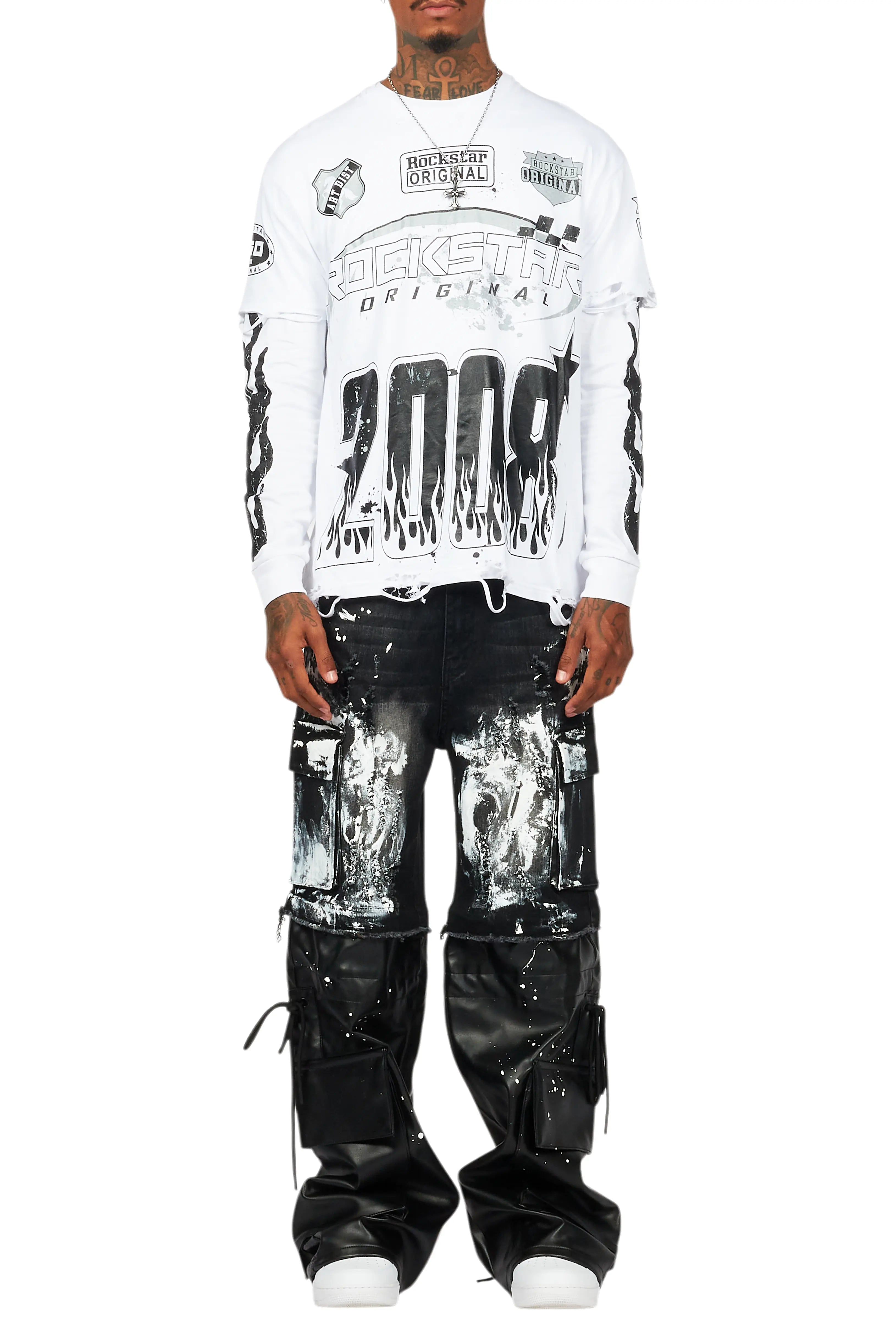 Bade Black Painter Baggy Jean