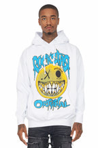 Fraust White Graphic Hoodie