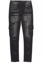 Kap Dark Grey Cargo Jean