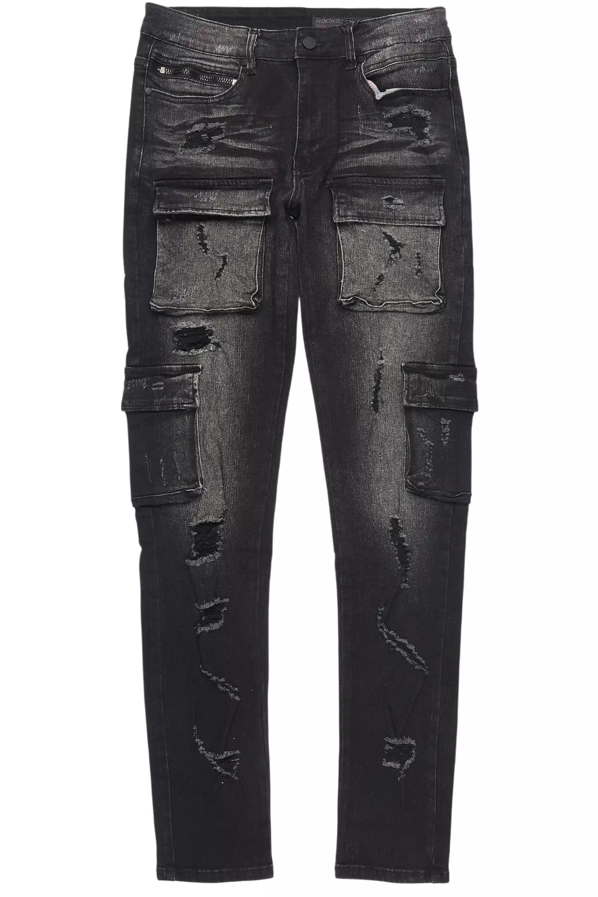 Kap Dark Grey Cargo Jean