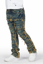 Girls Kazu Vintage Stacked Flare Jean