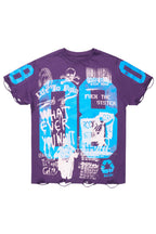 Kammile Purple Oversized T-Shirt