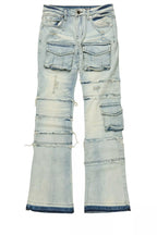 Boys Folant Light Blue Stacked Flare Jean