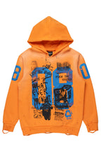 Grill Orange Distressed Graphic Hoodie