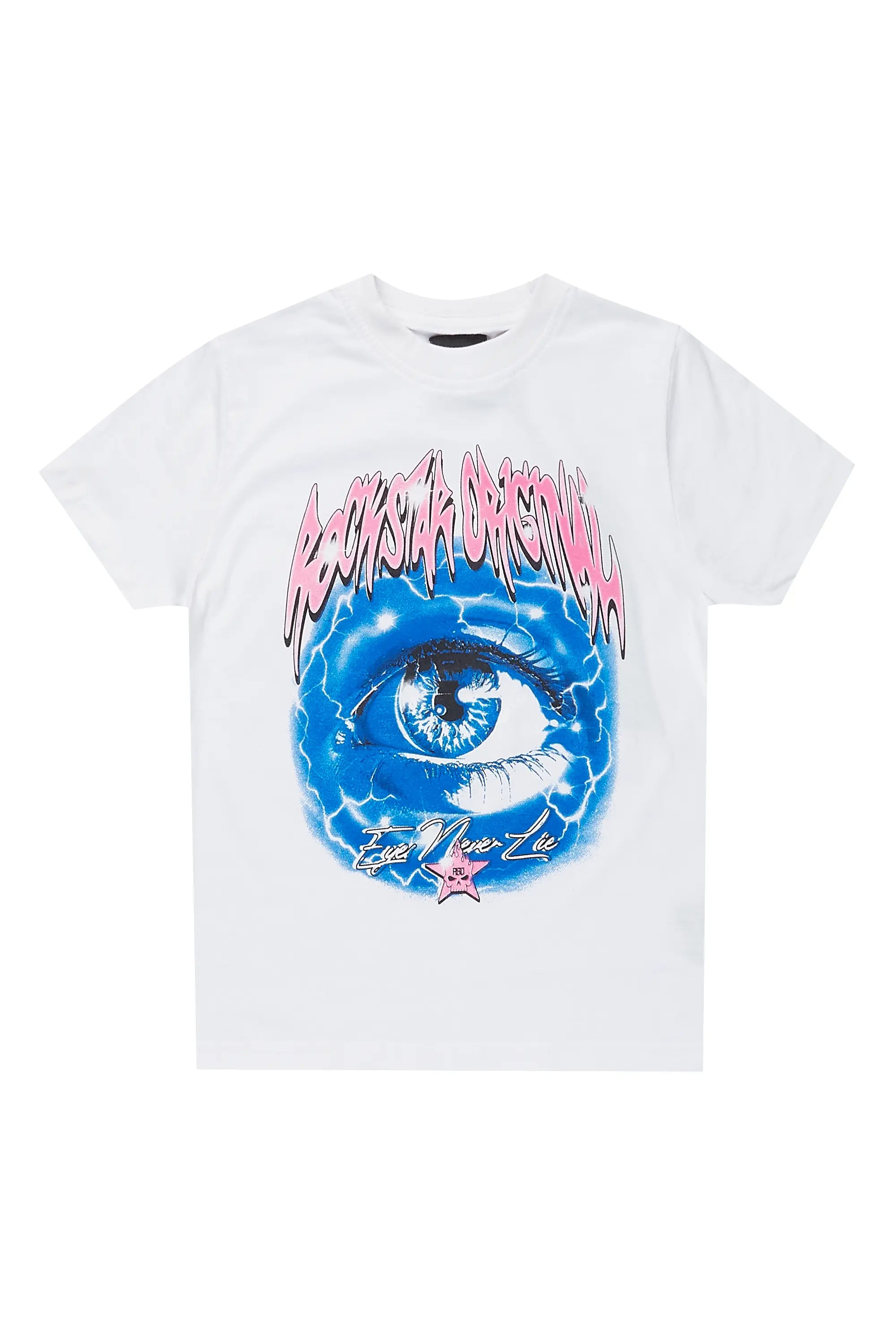 Boys Pello White Graphic T-Shirt
