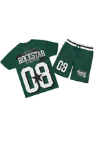Allstar Green/White T-Shirt Short Set