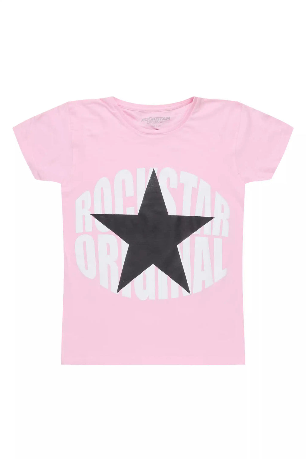 Girls Khaly Light Pink Graphic T-Shirt