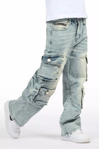 Boys Cortie Blue Baggy Fit Jean