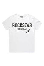 Boys Pluton White/Black Graphic T-Shirt