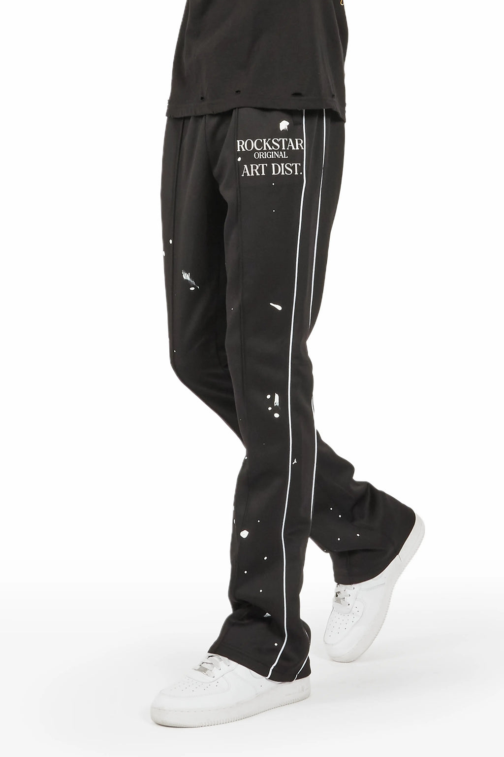 Jaco Black Stacked Flare Pant