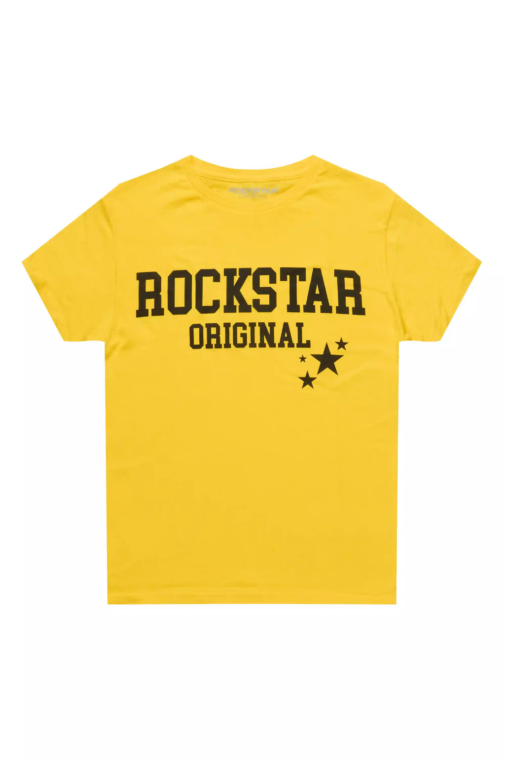 Boys Pluton Yellow/Black Graphic T-Shirt