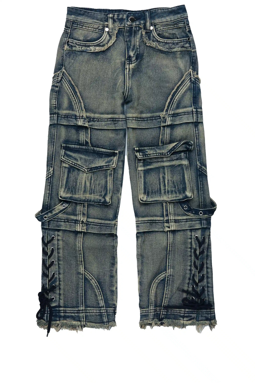 Boys Three Maxi Blue Baggy Fit Jean