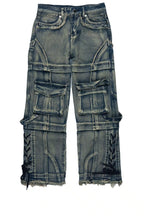 Boys Three Maxi Blue Baggy Fit Jean