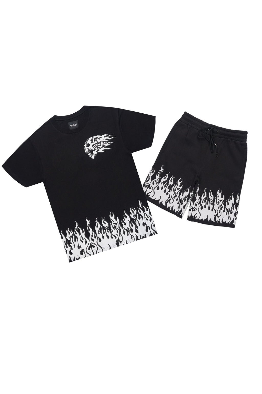 Bubble Black T-Shirt/Short Set