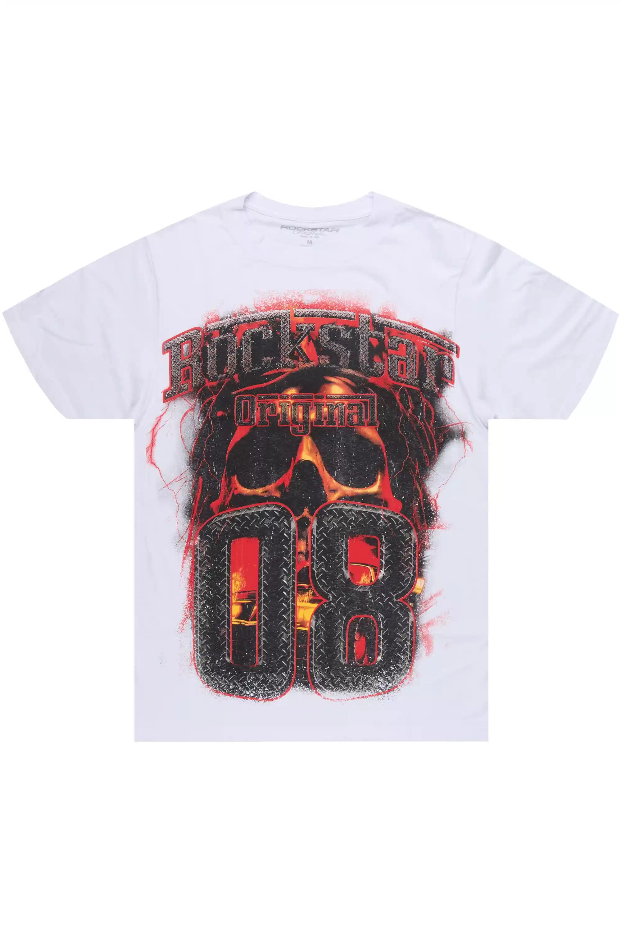 Kure White/Multi Oversized Graphic T-Shirt