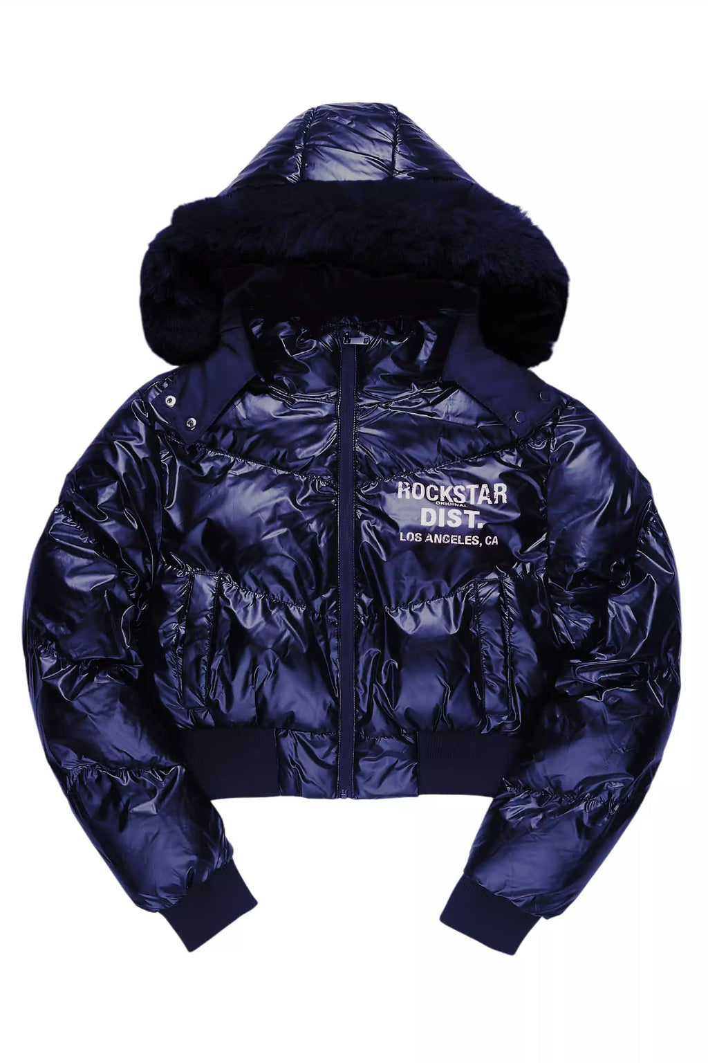 Moncia Navy Puffer Jacket