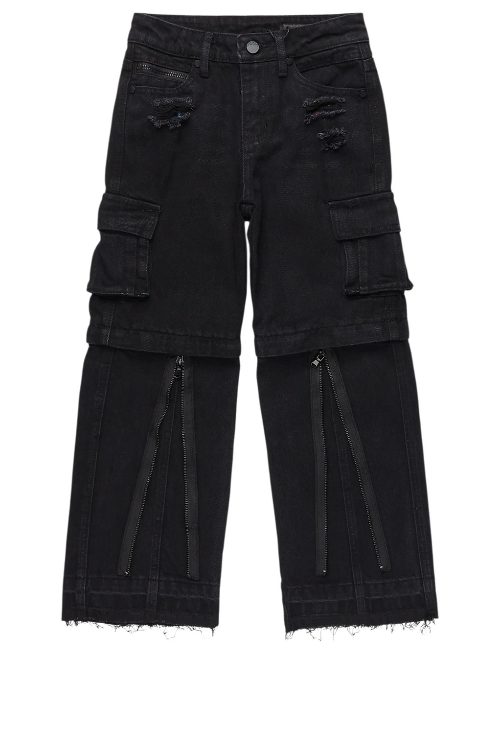Boys Rupert Black Baggy Fit Jean