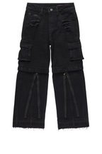 Boys Rupert Black Baggy Fit Jean