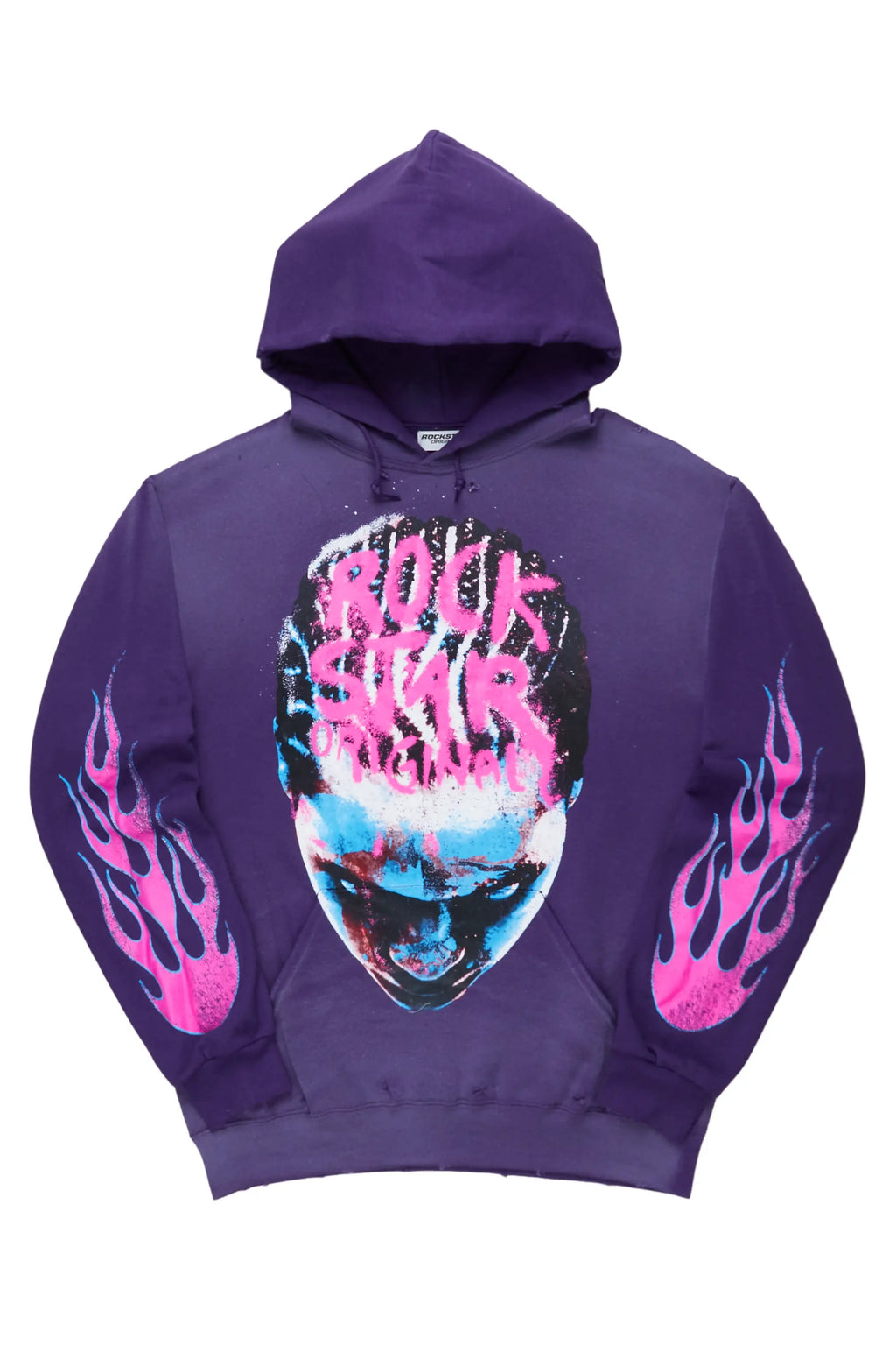 Rafe Purple Graphic Hoodie