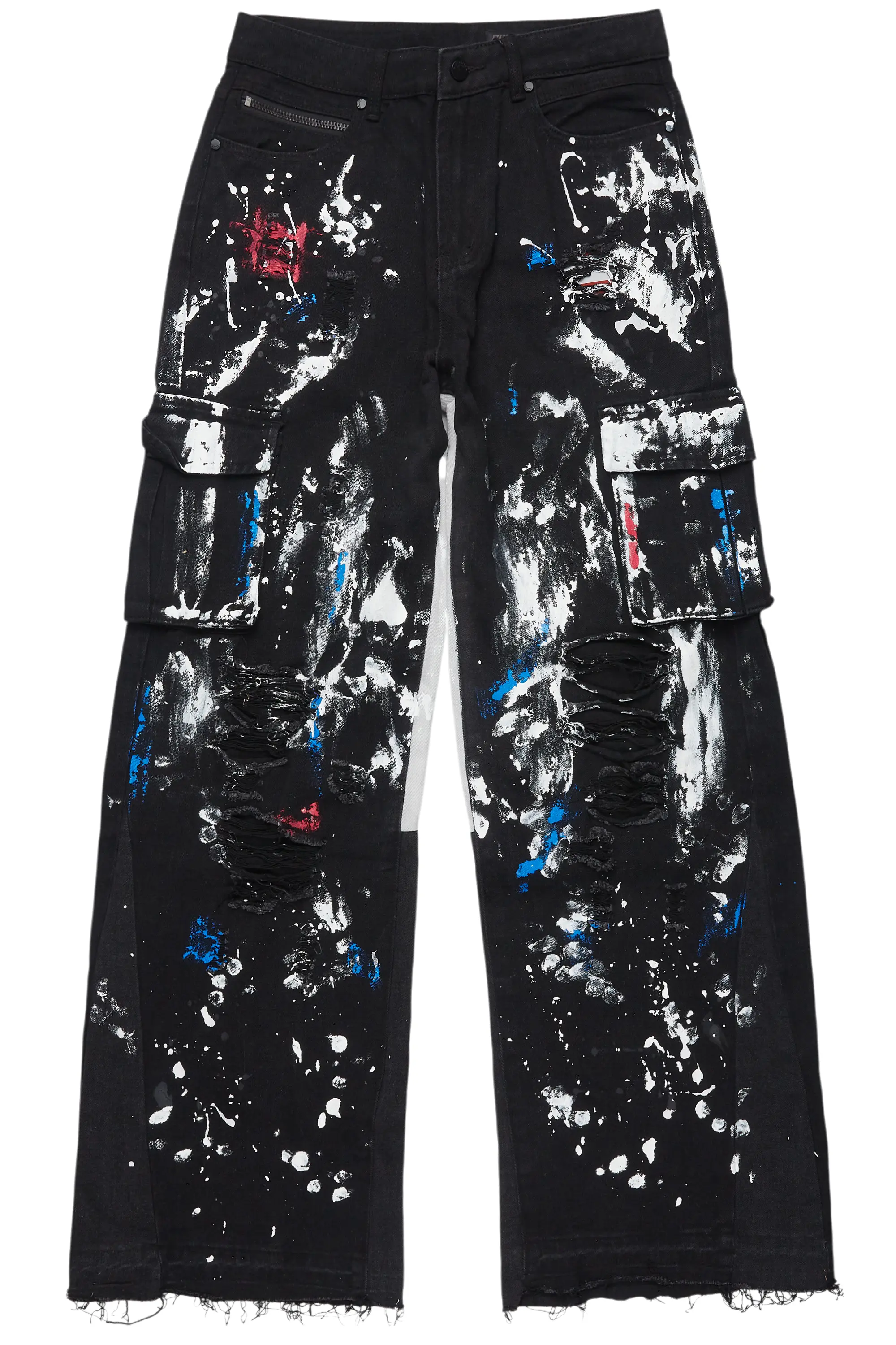 Dallin Black Painter Baggy Cargo Jean