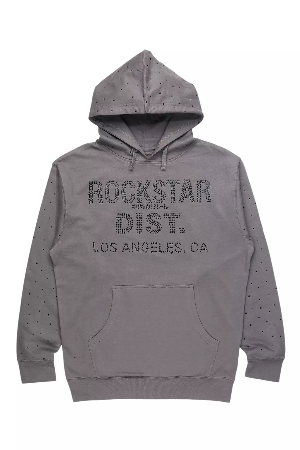 Aryka Heather Grey Rhinestone Hoodie