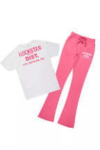 Dalasia 2.0 White/Pink T-Shirt Track Set