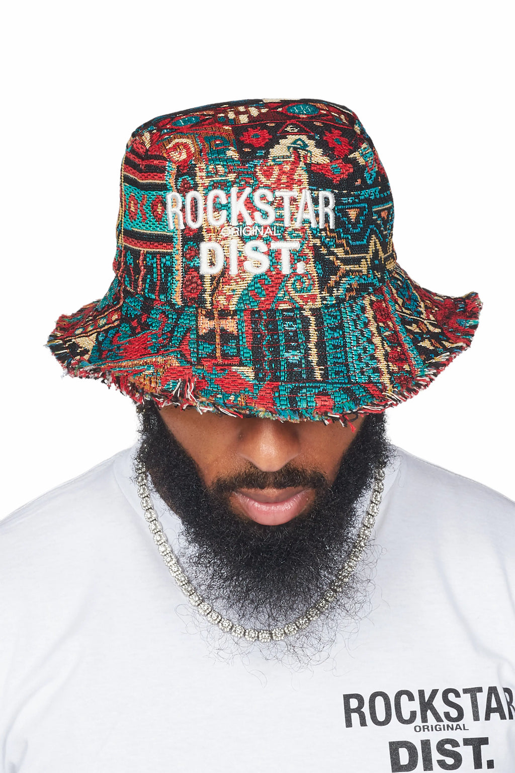 Ayami Red Tapestry Bucket Hat