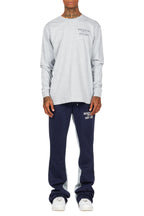 Briggs Heather Grey Long Sleeve T-Shirt/Baggy Pant Set