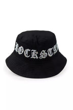 Charis Black Rhinestone Graphic Bucket Hat